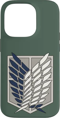 Vista 17 de Attack on Titan Funda protectora del regimiento de exploradores de la temporada 4 para iPhone 17