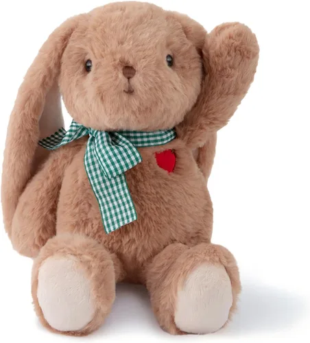 Vista 13 de Oso de Peluche Pequeño de 11.4" con Corazón Lindo Oso de Peluche Marrón Animales de Peluche Suave Oso de Peluche Juguetes de Peluche Regalos