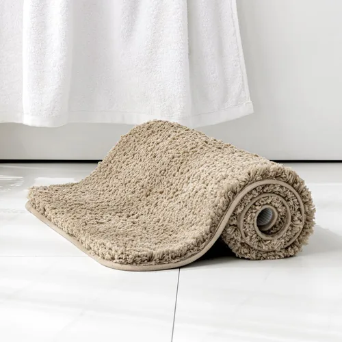 Vista 85 de MIULEE Alfombras de baño negras, suaves y pequeñas, absorbentes, antideslizantes, de secado rápido, esponjosas, para baño, bañera y duchas, lavables