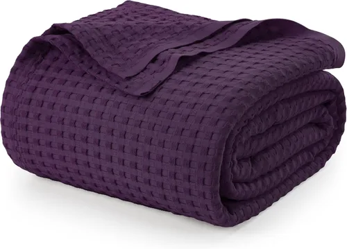 Vista 36 de Utopia Bedding Manta de gofre 100% algodón, tamaño individual, color negro, 90 x 72 pulgadas