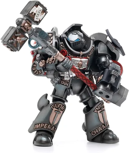 Vista 11 de LEBOO JOYTOY Warhammer 40K Grey Knights Castellan Crowe 1/18 Figura de acción Warrior Joy Modelos de juguete