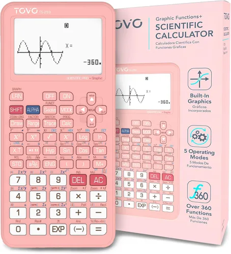 Vista 12 de CATIGA Calculadora científica SS-991EX con 550 funciones avanzadas, funciona con energía solar y por batería, multifunción, matemáticas de escuela