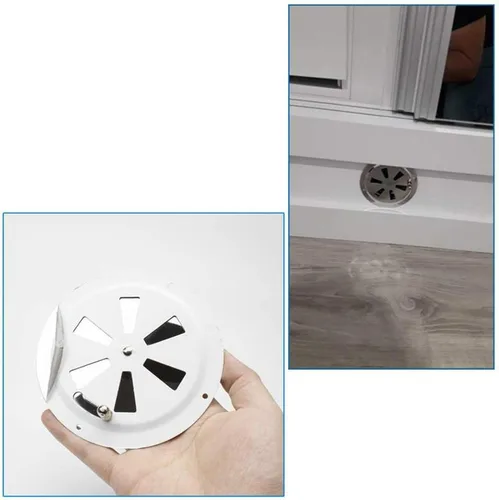 Vista 8 de Hoja de ventilación de acero inoxidable 316 de 5 pulgadas, apertura y cierre, placa de ventilación, ventanillas de yate y motocicleta, perilla