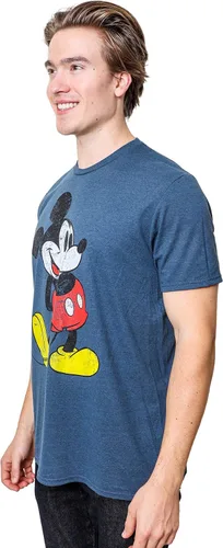 Vista 4 de Disney Mickey Mouse - Camiseta clásica de pie envejecida