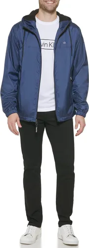 Vista 2 de Calvin Klein Cortavientos con capucha para hombre