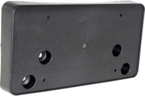 Vista 8 de DAT AUTO PARTS Soporte de montaje para placa de matrícula de parachoques delantero, repuesto para Chevrolet Camaro 2010-2013, negro, texturizado