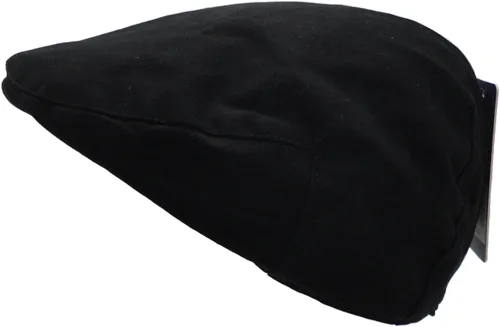 Vista 2 de Gorra plana de algodón con botón frontal para hombre Ivy Gatsby Newsboy Caza Hat