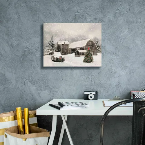 Vista 6 de Epic Graffiti 'Farmhouse Christmas' de Lori Deiter, arte de pared en lienzo, 16 x 12 pulgadas
