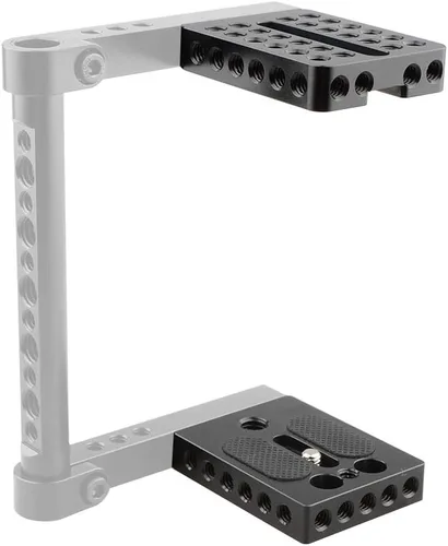 Vista 3 de CAMVATE - Placa de queso superior + placa base para cámara DSLR DIY