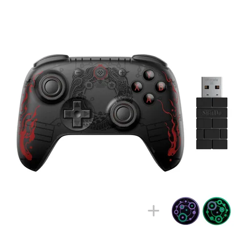 Vista 14 de 8Bitdo Ultimate 2C Hall Effect Joysticks and Hall Triggers Wireless Controller for Windows PC and Android, with Remappable L4/R4 Bumpers, Turbo