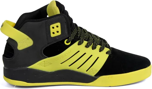 Vista 4 de Supra - Womens Skytop Iii Mid Top Shoes in BlackYellowBlack