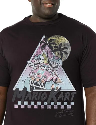 Vista 3 de Nintendo Camiseta Big & Tall Beach Race para hombre