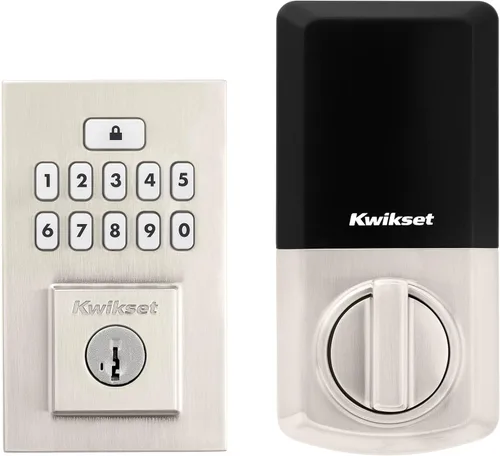 Vista 10 de Kwikset SmartCode 260 - Cerradura de puerta con teclado electrónico sin llave con entrada automática, códigos de usuario personalizados, seguridad