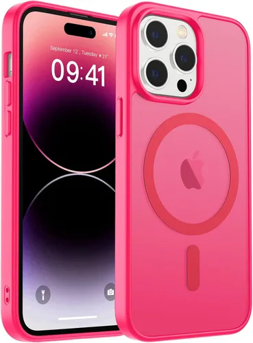 Vista 31 de zapica Funda magnética para iPhone Air, con protector de pantalla de vidrio templado, compatible con MagSafe, translúcida mate, a prueba de golpes