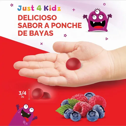 Vista 5 de Nature's Truth Gomitas multivitamínicas para niños con probióticos 120