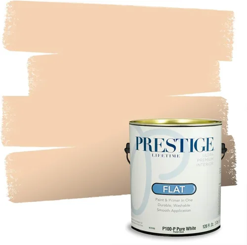 Vista 196 de PRESTIGE Pintura exterior e imprimación en uno, bronceado Aberdeen, plano, 1 galón