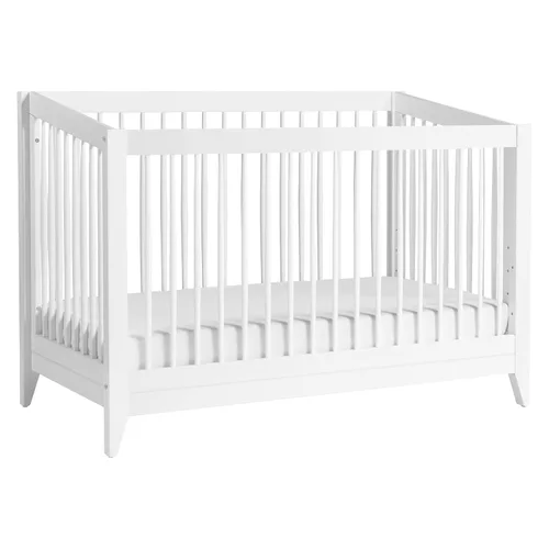 Vista 14 de Babyletto Scoot- Cuna convertible 4 en 1 con kit de conversión a cama infantil, Cuna, Talla full, Castaño