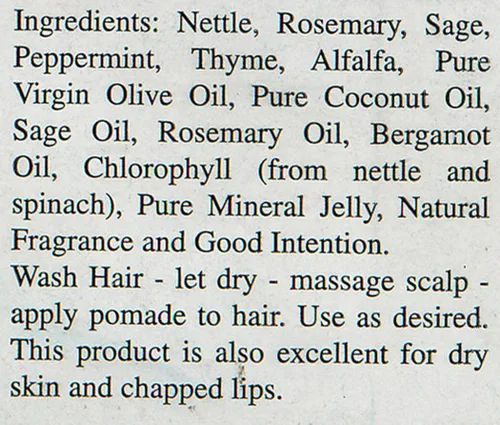 Vista 4 de Nature's Blessings - Pomada para el cabello, 4 onzas