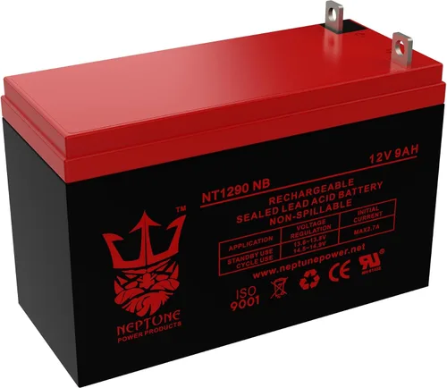 Vista 4 de Batería de repuesto compatible con tuerca y perno de 12V 9Ah para el generador Generac XP8000E