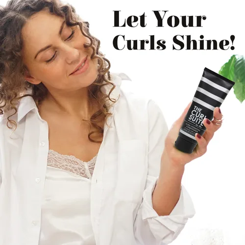 Vista 5 de The Curl Suite Acondicionador hidratante para mujeres, hombres y niños – Acondicionador de cabello perfecto para cabello rizado – Acondicionador