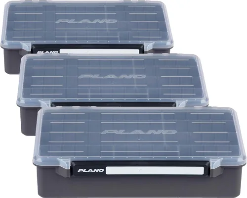 Vista 24 de Plano Cajas de aparejos, paquete de 4 unidades de 3500 cajas de utilidad Prolatch Stowaway para aparejos, almacenamiento de aparejos de pesca