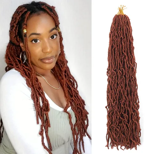Vista 9 de Extensiones de cabello de ganchillo de 12 pulgadas de pelo sintético de ganchillo 1B, extensiones de cabello de ganchillo suaves