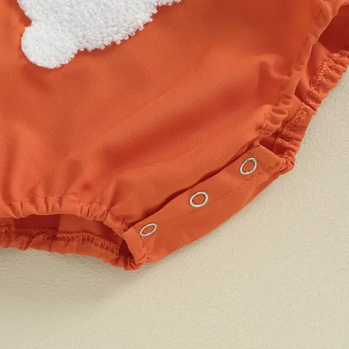 Vista 5 de Traje de Pascua para bebé recién nacido, sin mangas, con sombrero, ropa de Pascua