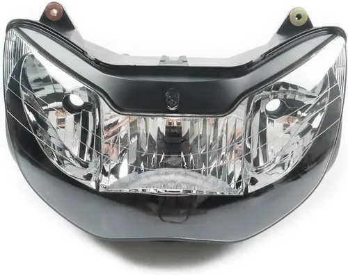 Vista 25 de Ensamble de lámpara de faro delantero para motocicleta compatible con Yamaha YZF600 R6 2006 2007 06 07 YZF-R6 Faro frontal transparente para moto