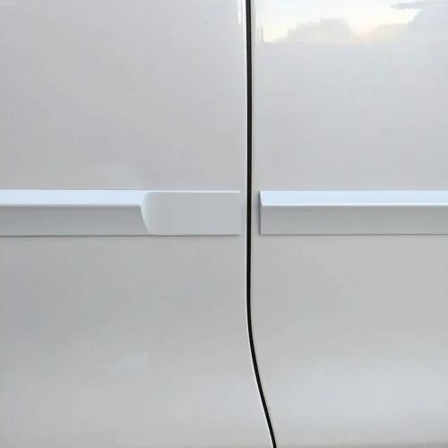 Vista 4 de FE7-CX5 Moldeo lateral de cuerpo personalizado compatible con Mazda CX-5 - Azul Reflex Pearl Metallic (42B)
