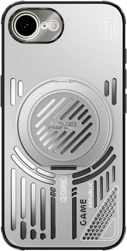 Vista 117 de Dteck Funda para iPhone 16 de 6.1 pulgadas 2024, funda de piel sintética con cierre de botón magnético, ranuras para tarjetas de crédito, función