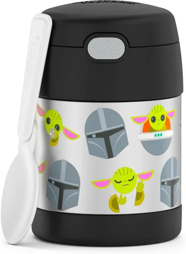 Vista 42 de THERMOS FUNTAINER - Tarro de comida para niños con cuchara, 10 onzas, Baby Shark