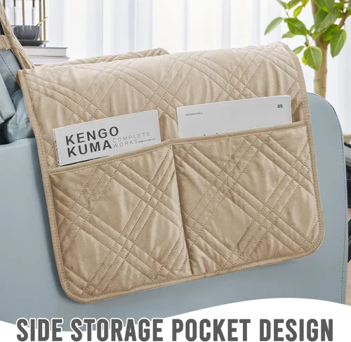 Vista 4 de BOCTOPUG Funda de sofá, impermeable y resistente para sofá, perros, gatos y niños (beige)