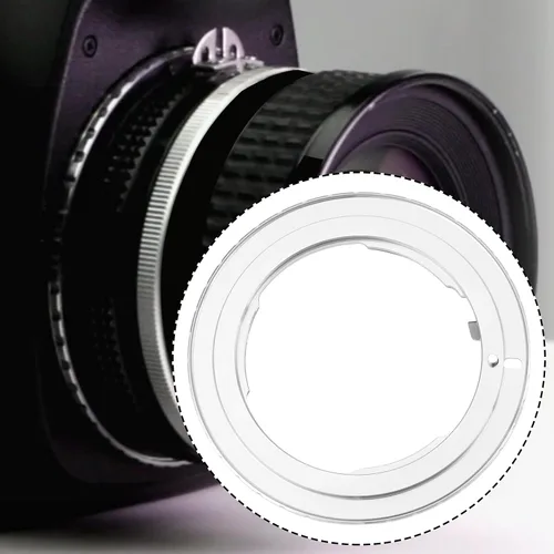 Vista 3 de Lens Mount Adapter Ring AI EOS Compatible with Nikon F Compatible with Canon EOS EF Cameras Supports Manual Focus and Exposure No Glass Design