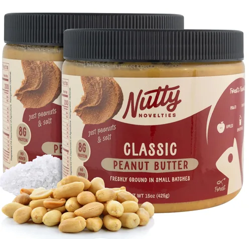 Vista 18 de Nutty Novelties Mantequilla de maní picante con miel de habanero - Alta en proteínas, baja en azúcar, mantequilla de maní saludable - Maní