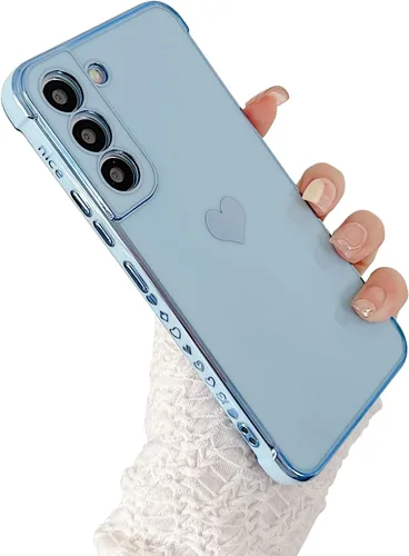 Vista 14 de phylla Funda de teléfono compatible con Samsung Galaxy A12 de 6.5 pulgadas, lindo corazón chapado en oro, elegante funda de lujo para mujer