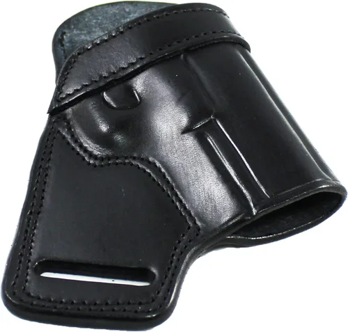 Vista 4 de Funda de Pistola de Cuero Artesanal Premium SOB (Small of Back)