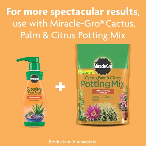 Vista 8 de Miracle-Gro Alimento para plantas suculentas, 8 onzas, para suculentas incluyendo cactus, jade y aloe