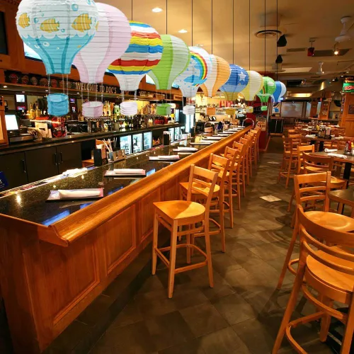 Vista 6 de Linternas de papel del globo del aire caliente, decoraciones chinas Multi 1