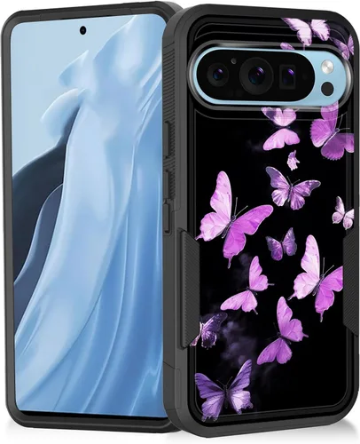 Vista 24 de Funda para Pixel 7a, resistente de doble capa híbrida de policarbonato duro de goma suave a prueba de golpes para Google Pixel 7A 6.1 pulgadas