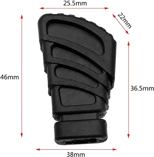 Vista 2 de 3 Pcs Rubber Drum Feet，Replacement Rubber Feet for Single Braced Drum Hardware Cymbal Stands