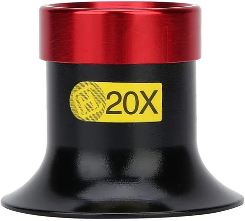Vista 8 de Eye Loupe 20x Relojeros Inspección Joyeros Lupa de aleación de aluminio, metal y zafiro