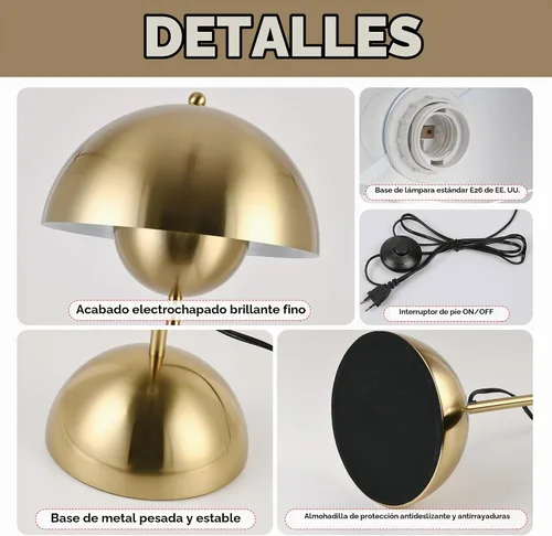 Vista 7 de COSYLUX Lámpara de pie moderna para sala de estar, lámpara de pie alta industrial para dormitorio, pantalla de metal que refleja la luz, lámpara