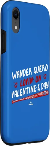 Vista 3 de iPhone XR Wander Suero Lovin' On Valentines Day Washington Baseball Case
