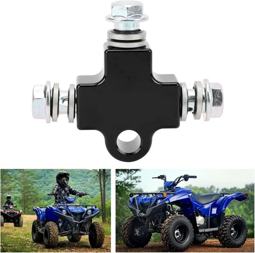 Vista 2 de Aramox Línea de freno hidráulico para motocicleta, conector de manguera en T, adaptador de 3 vías, acoplamiento de conector en T, manguera de tubo