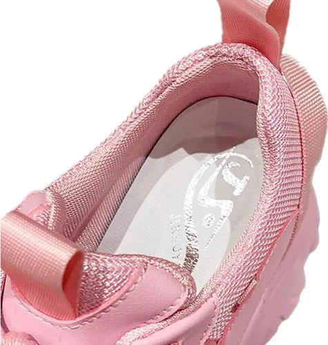Vista 3 de Julymens Zapatos deportivos gruesos con plataforma para mujer, estilo casual, con cordones, tacón de cuña oculto, zapatos para papá