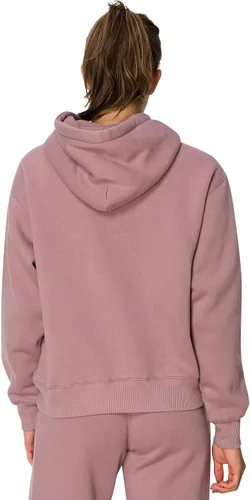 Vista 29 de Cali1850 Cloud Nine - Sudadera con capucha de forro polar para mujer, ajuste relajado, capucha de doble capa, puños y dobladillo acanalados