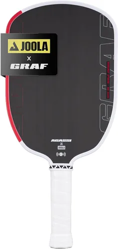 Vista 12 de Juego de JOOLA Agassi/GRAF Champion con palas de pickleball, bolas y bolsa con asa - Raqueta de pickleball arenizada - Forma Agassi con zona de Set