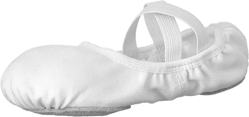Vista 2 de Bloch Dance Performa - Zapatillas de ballet con suela dividida y lona elástica para hombre Negro