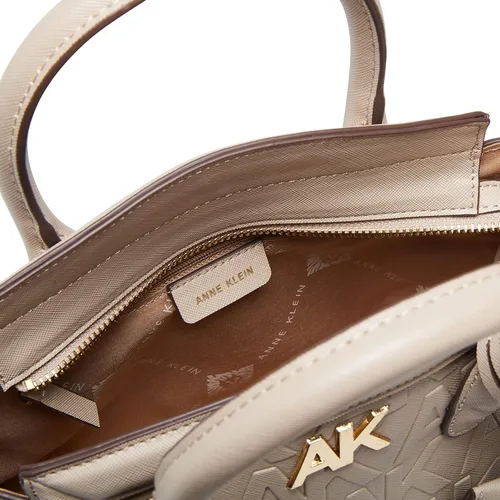 Vista 3 de Anne Klein Mini bolso con mango superior en relieve, piedra, Piedra
