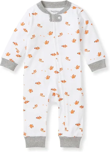 Vista 54 de Burt's Bees Baby - Pijama de una pieza para bebé, mameluco para dormir y jugar, algodón 100% orgánico, cremallera frontal